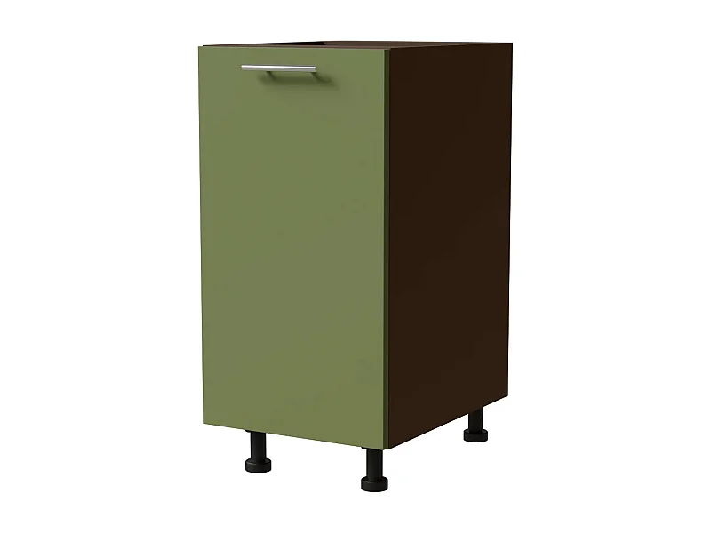 KÜCHENUNTERSCHRANK Brerra D1D/40/kargo RAL 6025 farngrün Matt / lava 40 / 50 / 82 cm