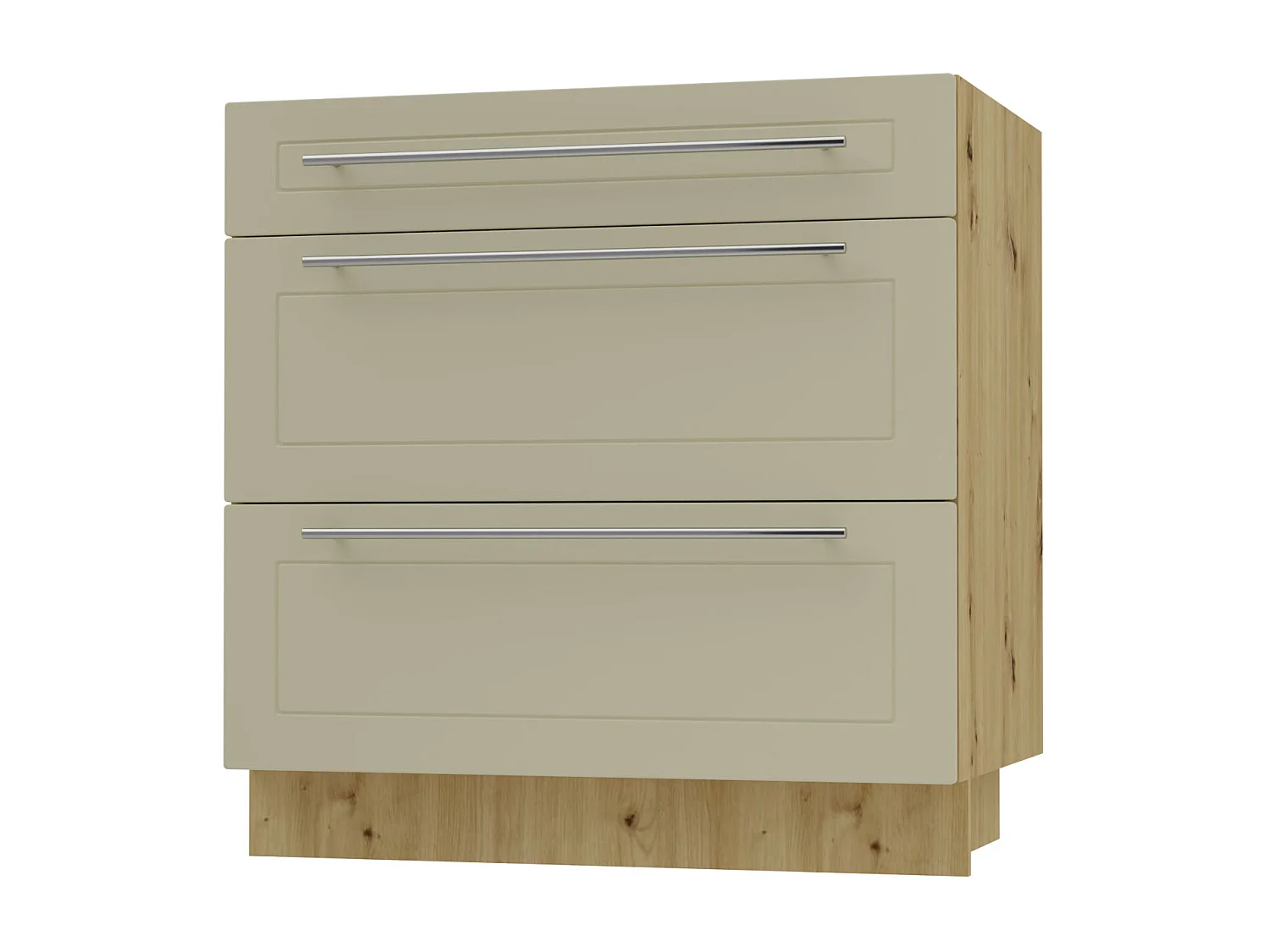 SCHUBLADENUNTERSCHRANK Kvantum D3M/80 80 / 50 / 82cm