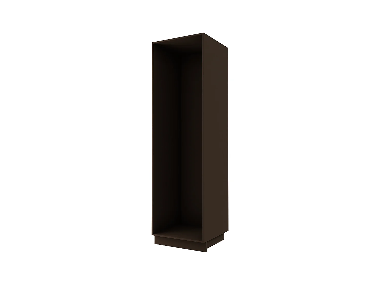 KÜHLSCHRANKUMBAU Kvantum D14/DL/60/207 Graphit Matt / Lava Matt 60 / 59 / 207cm