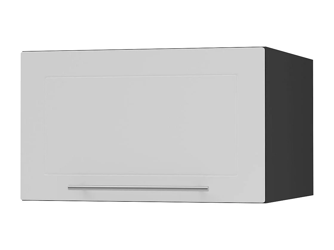 KLAPPHÄNGESCHRANK Kvantum W6B/60 Weiß Matt / Schwarz Matt 60 / 59 / 36cm