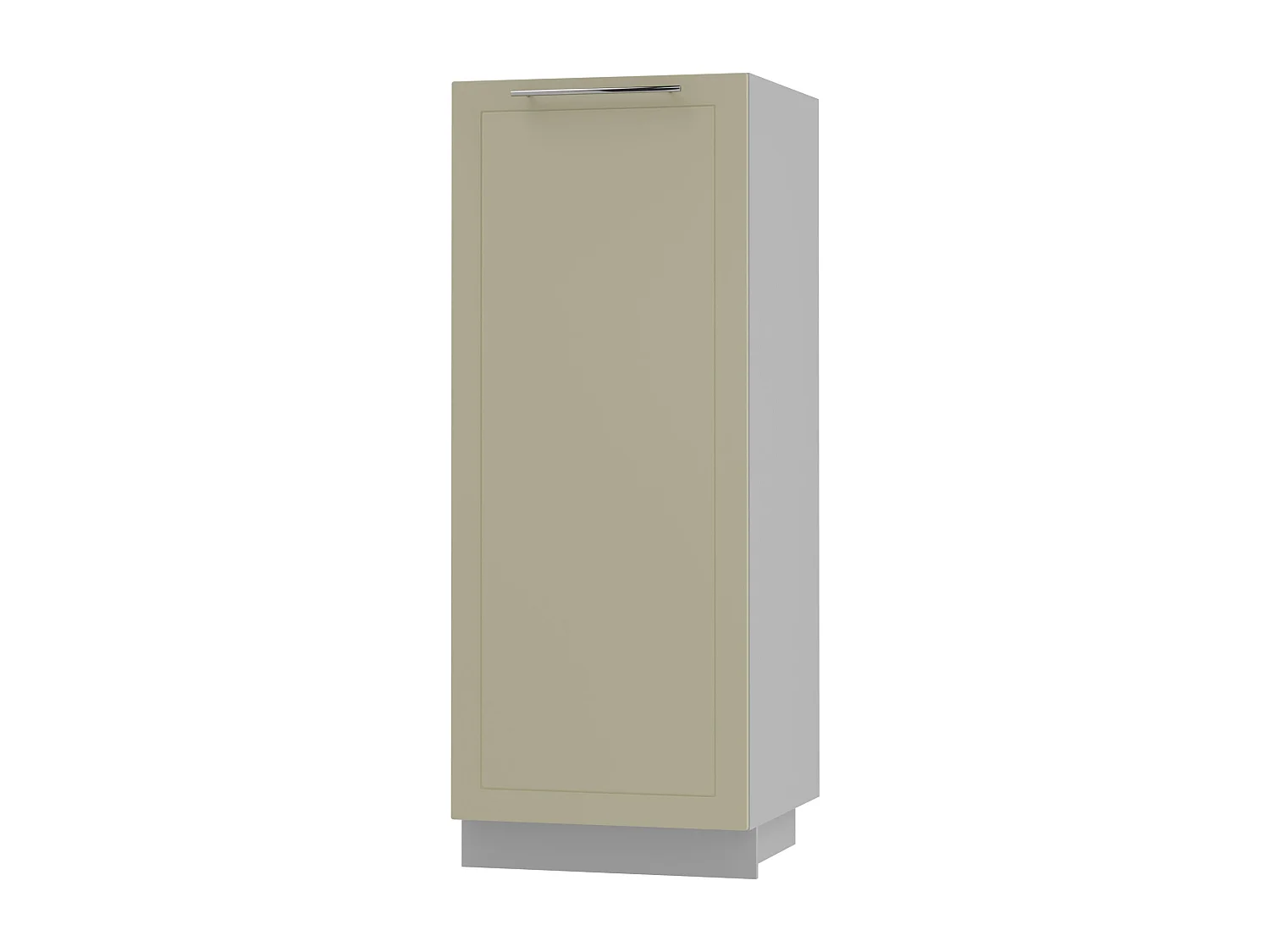 GESCHIRRSCHRANK Kvantum D5D/60/154 Vanille Matt / Grau Matt 60 / 59 / 154cm