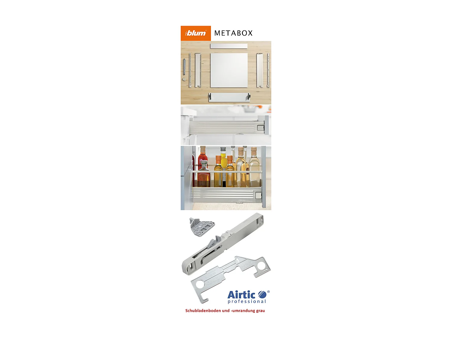 SCHUBLADENUNTERSCHRANK Brerra D2M/60 Korpus eiche artisan / Front RAL Wunschfarbe (K5 oder K7) 60 / 50 / 82 cm