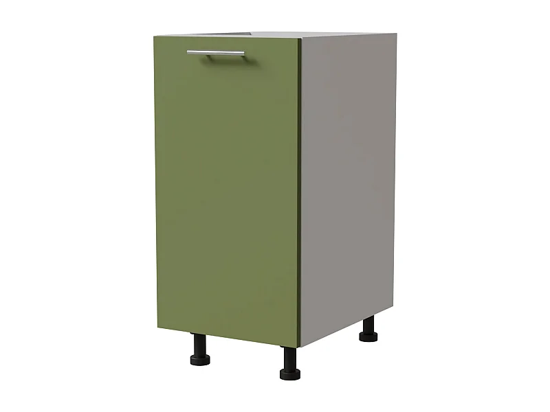 KÜCHENUNTERSCHRANK Brerra D1D/40/kargo RAL 6025 farngrün Matt / weiß 40 / 50 / 82 cm