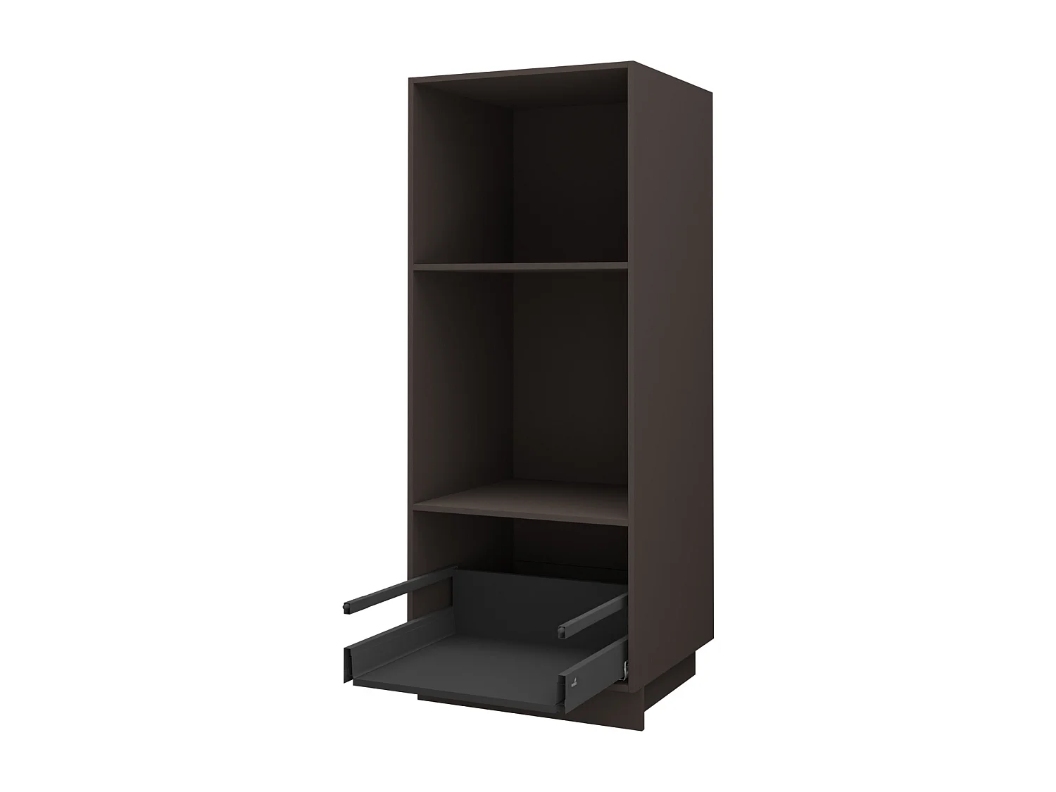 BACKOFENHOCHSCHRANK Kvantum D5AA/60/154 Weiß Matt / Lava Matt 60 / 59 / 154cm