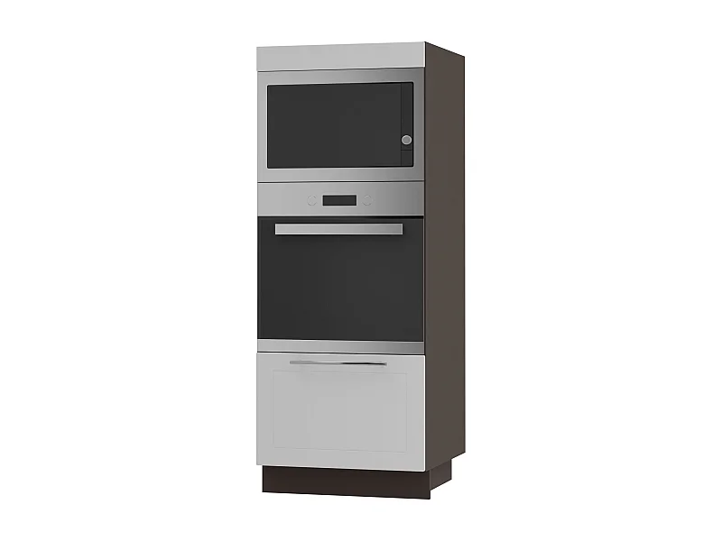 BACKOFENHOCHSCHRANK Kvantum D5AA/60/154 Weiß Matt / Lava Matt 60 / 59 / 154cm