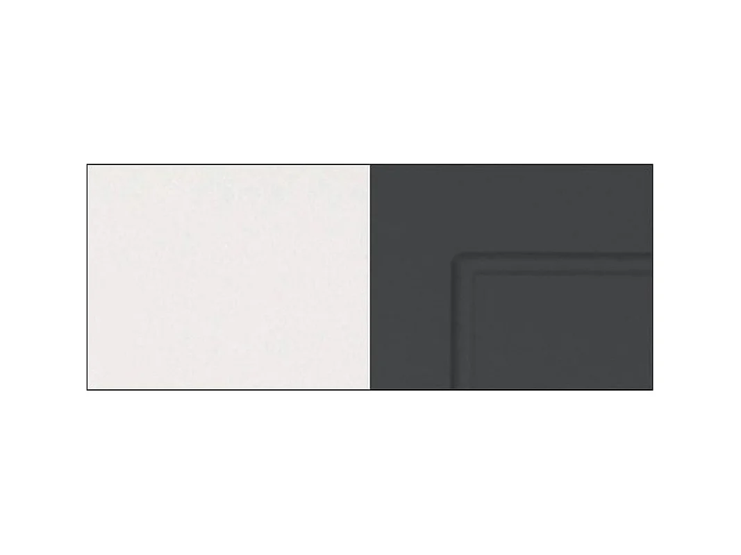 BACKOFEN-HOCHSCHRANK Kvantum D14/RU/2M/284 Graphit Matt / Weiß Matt 60 / 59 / 207cm