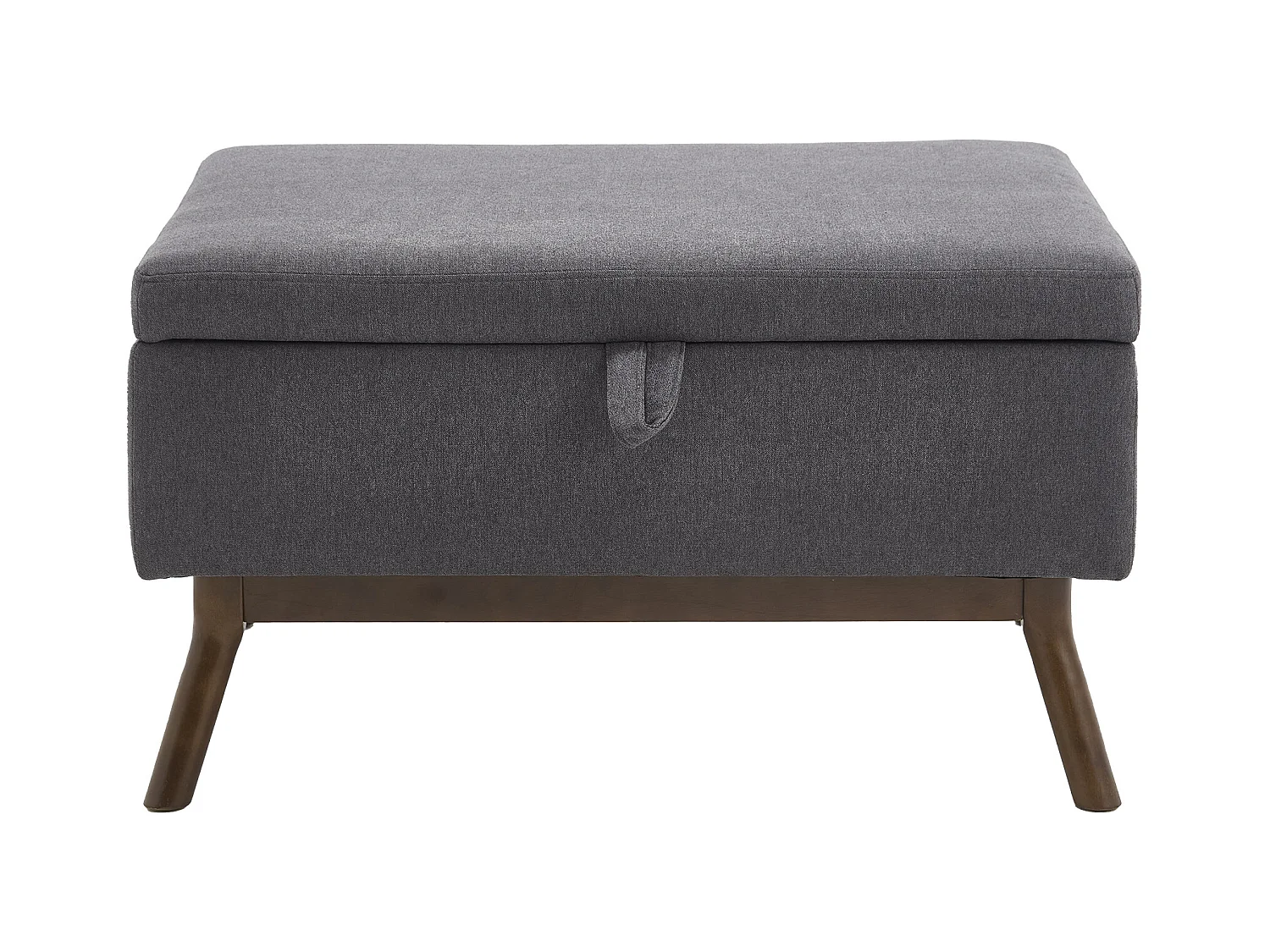 Chaise carrée - Chaise avec rangement - pour salon, entrée et salle familiale - lin marron