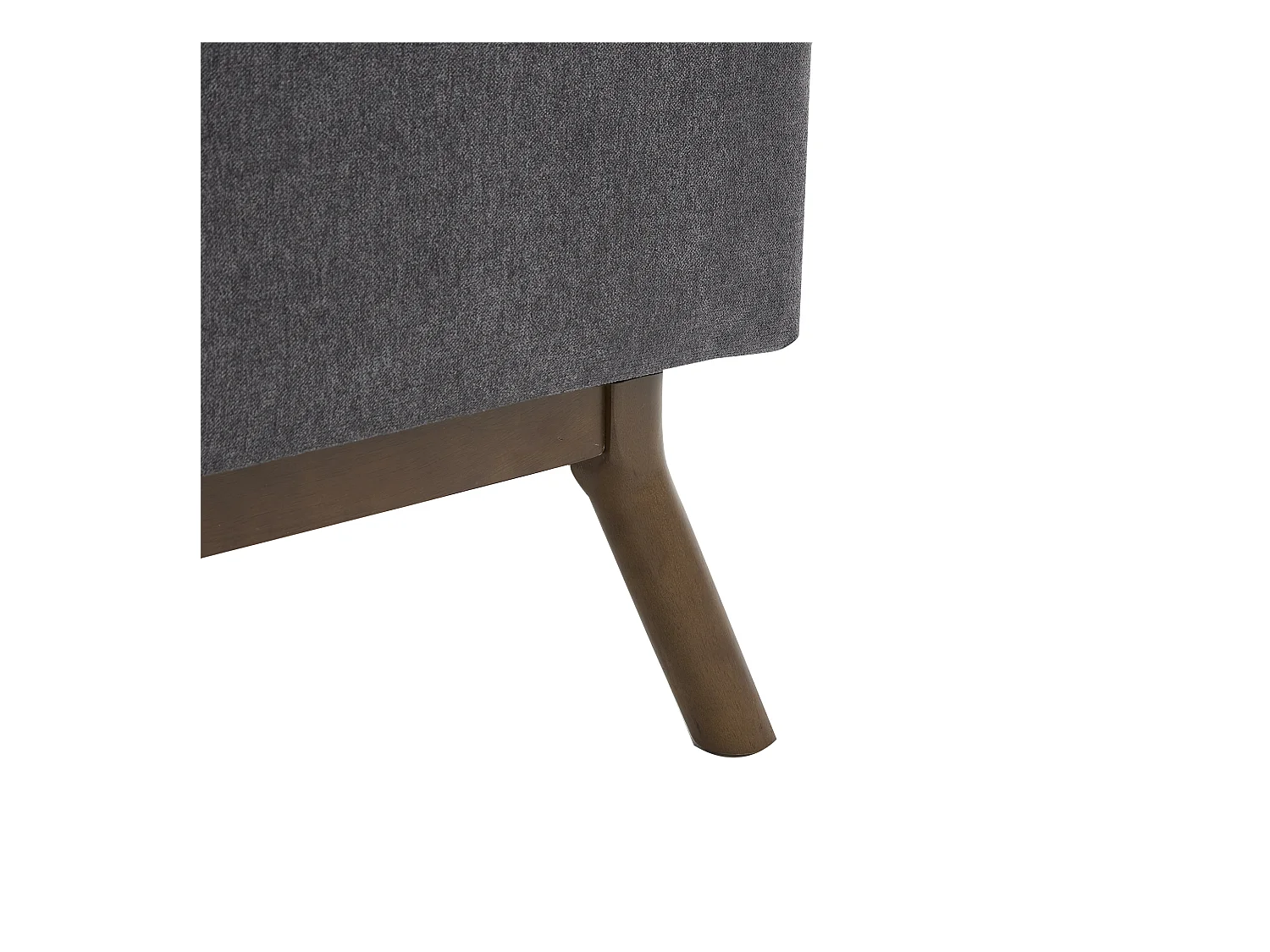 Chaise carrée - Chaise avec rangement - pour salon, entrée et salle familiale - lin marron