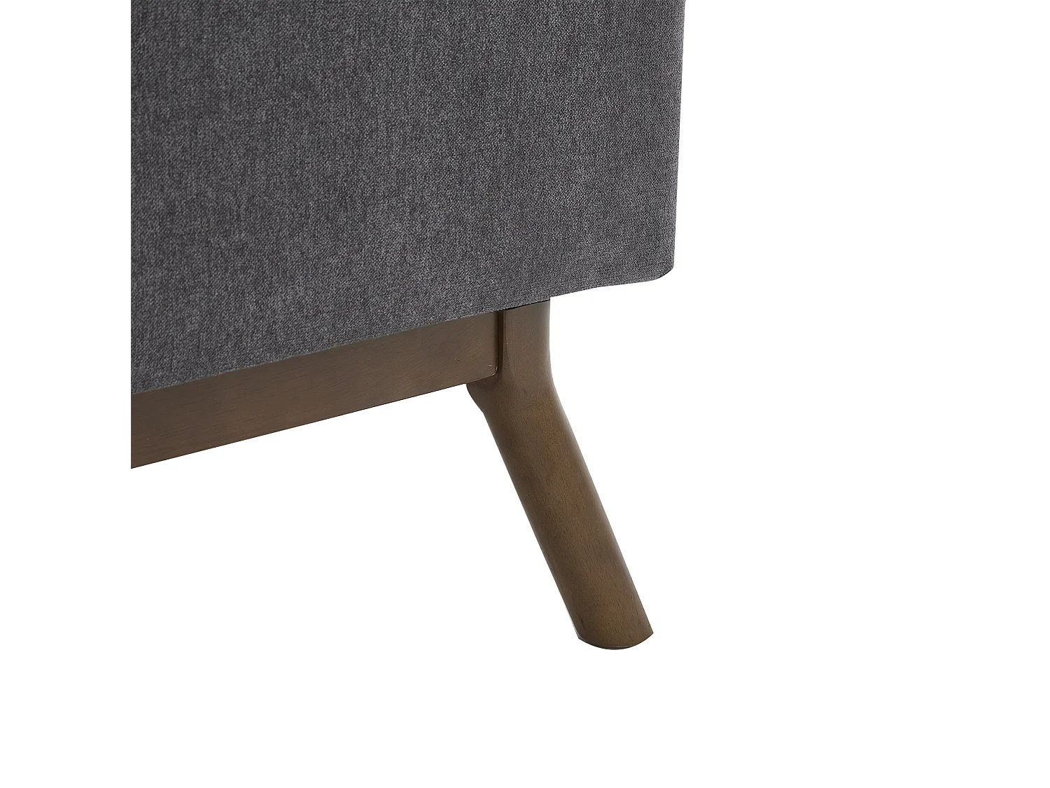 Sedia quadrata - Sedia con contenitore - per soggiorno, ingresso e soggiorno - lino marrone