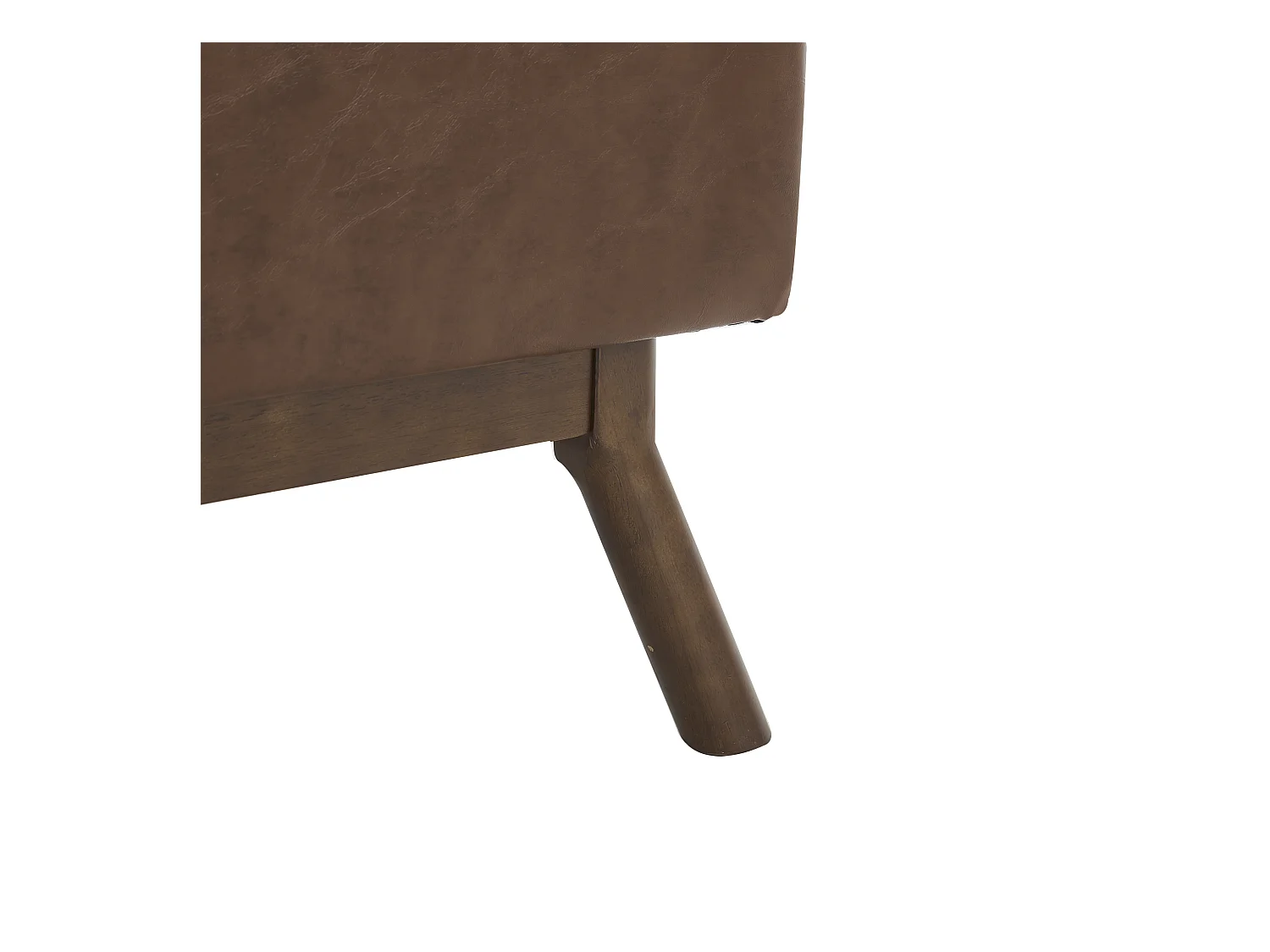 Chaise carrée - Chaise avec rangement - pour salon, entrée et salle familiale - marron