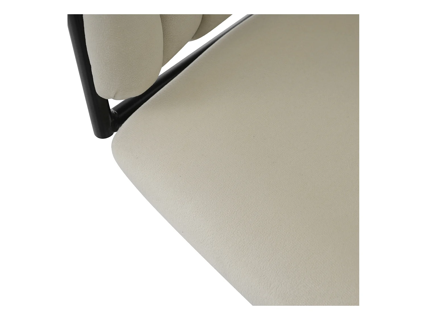 Juego de 4 sillas de comedor giratorias - terciopelo beige - con respaldo acolchado y patas de metal