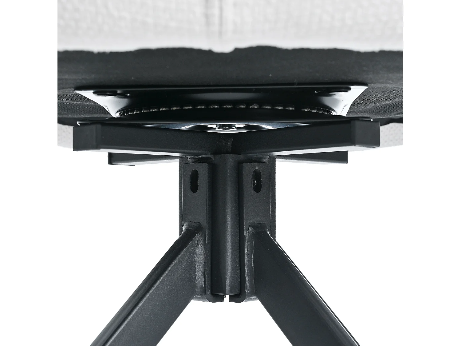 Lot de 4 chaises de salle à manger - Chaise pivotante avec dossier et accoudoirs - similicuir et tissu beige