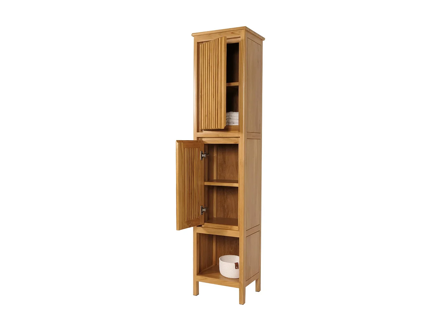 Teak-Badezimmer-Set MCW-M70