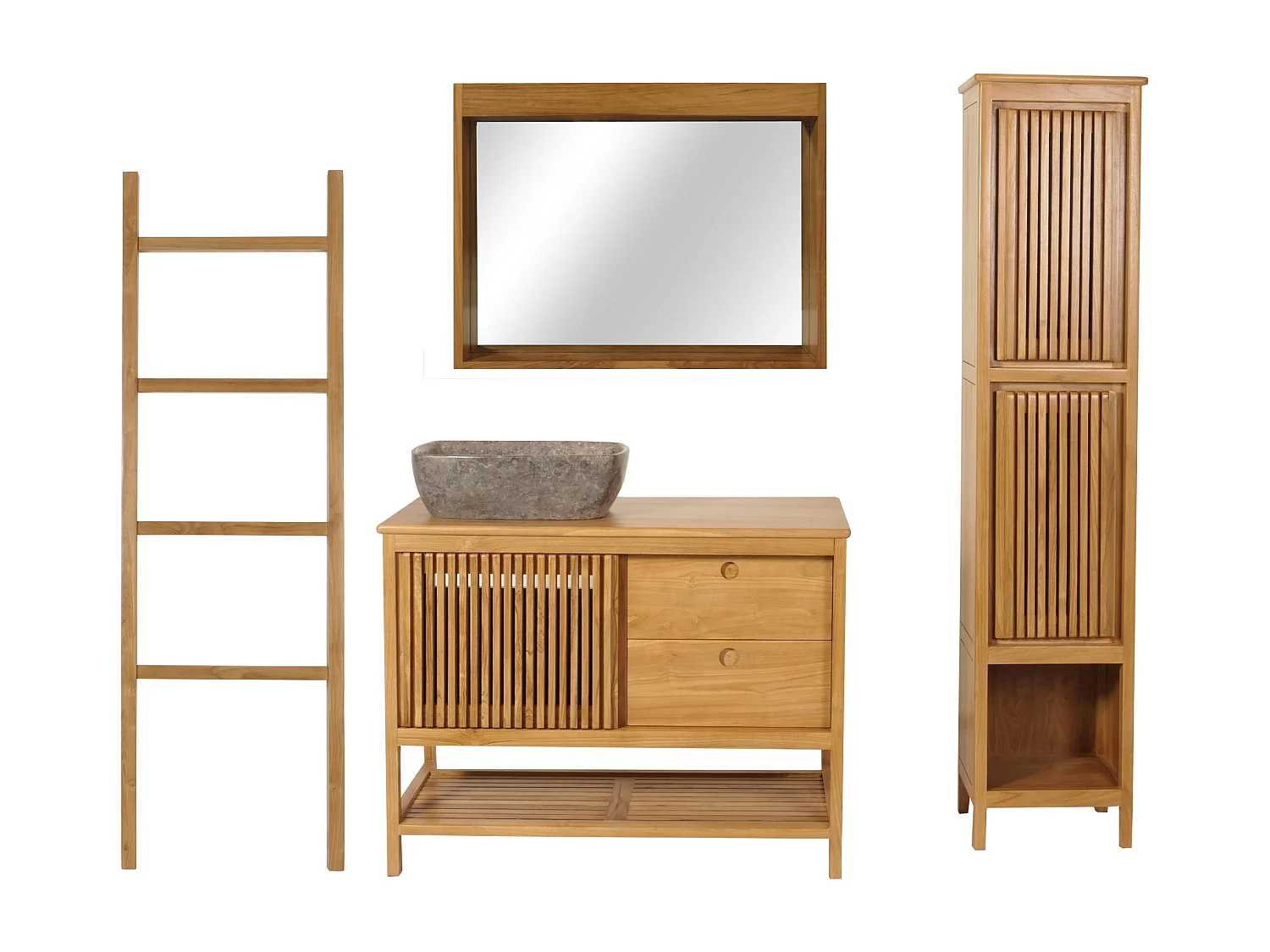 Teak badkamerset MCW-M70