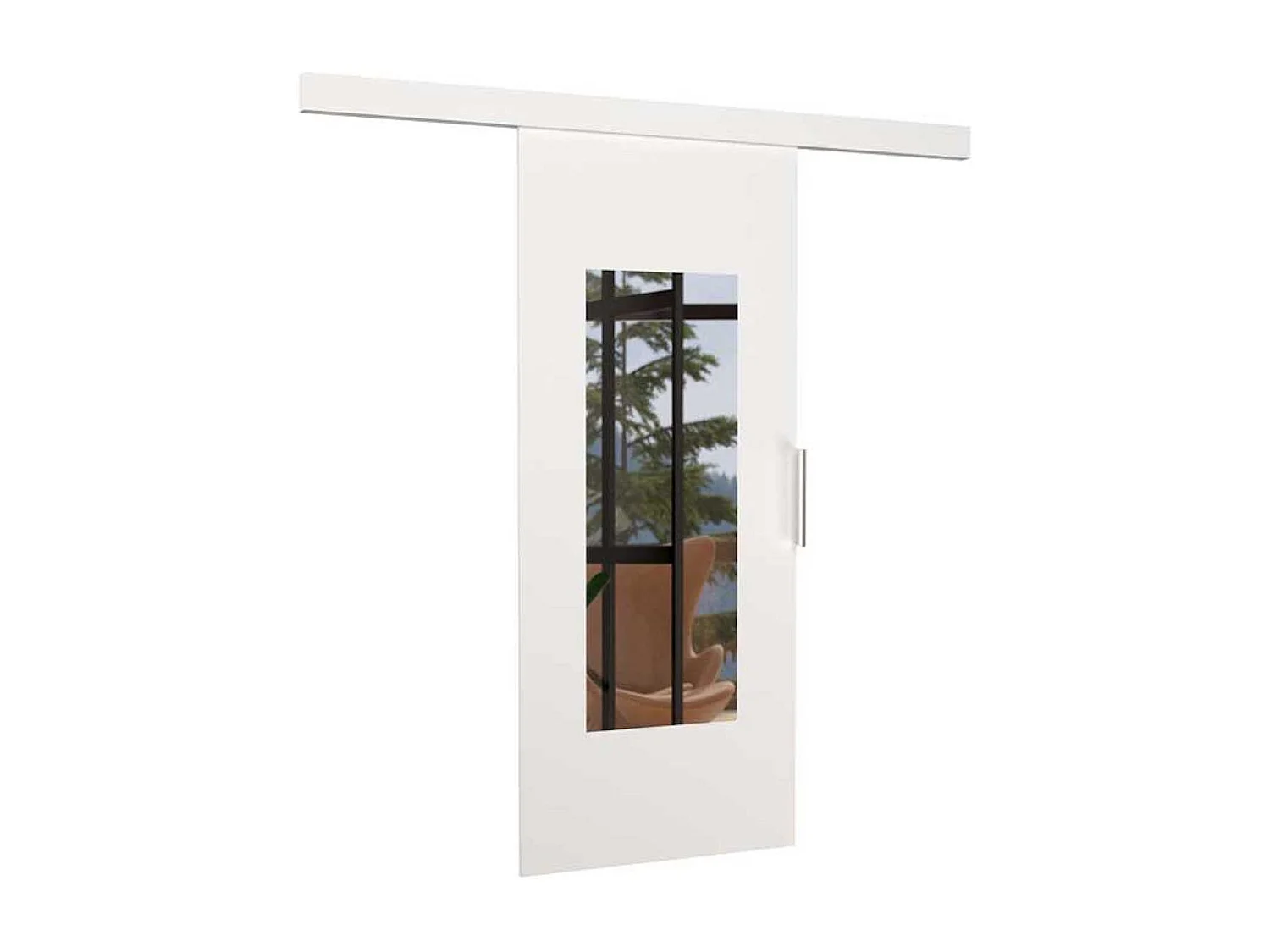 SCHIEBETÜR Nela weiß 86 / 205cm