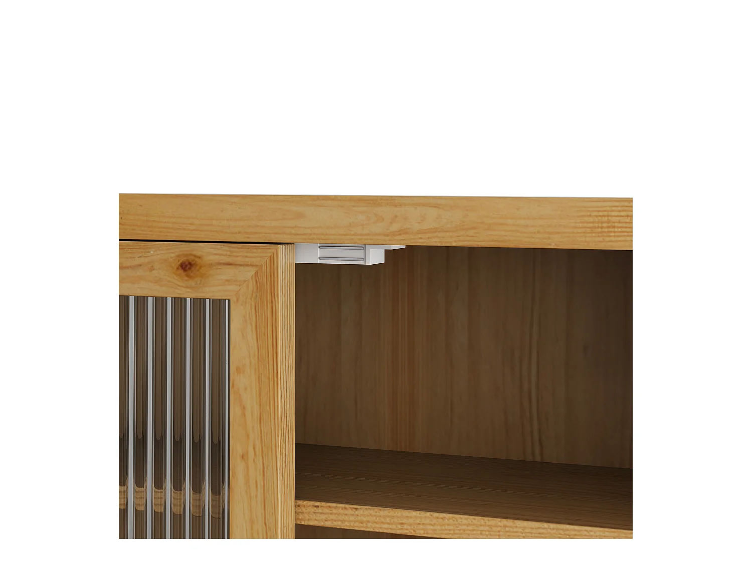 Consola de pared rectangular natural - Consola de pared con almacenamiento de tres niveles y toallero - para baño y comedor