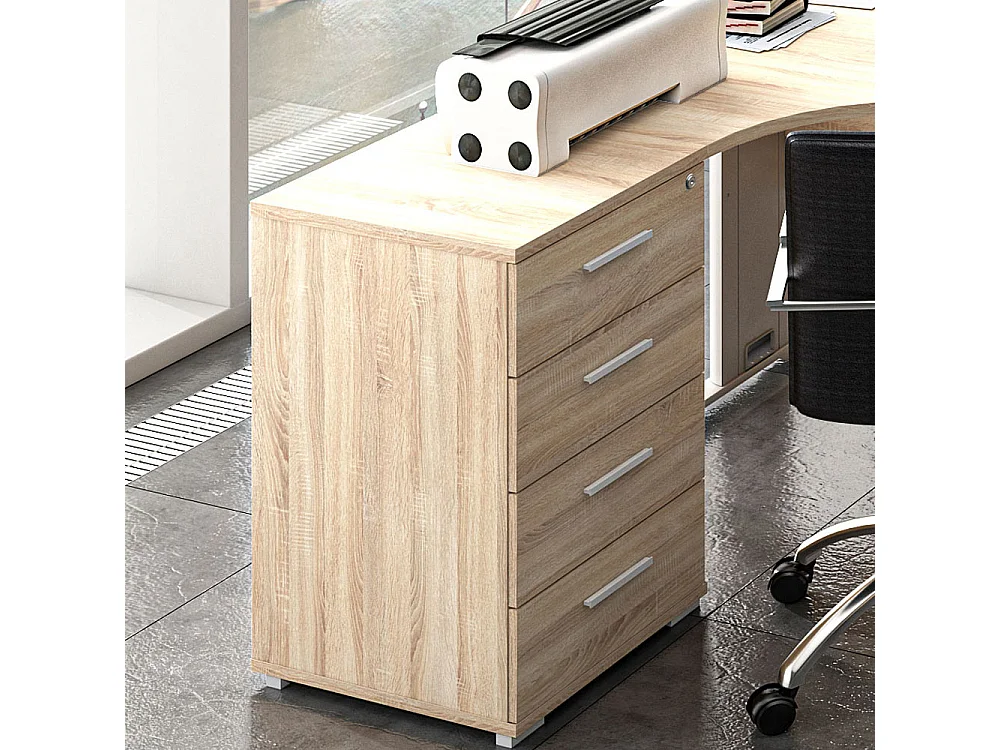 SCHUBLADENCOTAINER Optimal Sonoma Eiche hell 46 / 50 / 76cm