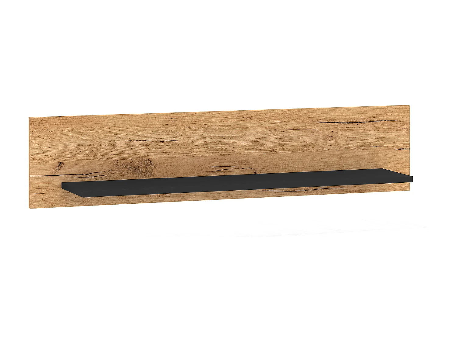 WANDREGAL Urso Gold Craft Eiche / Schwarz 110 / 22 / 24 cm