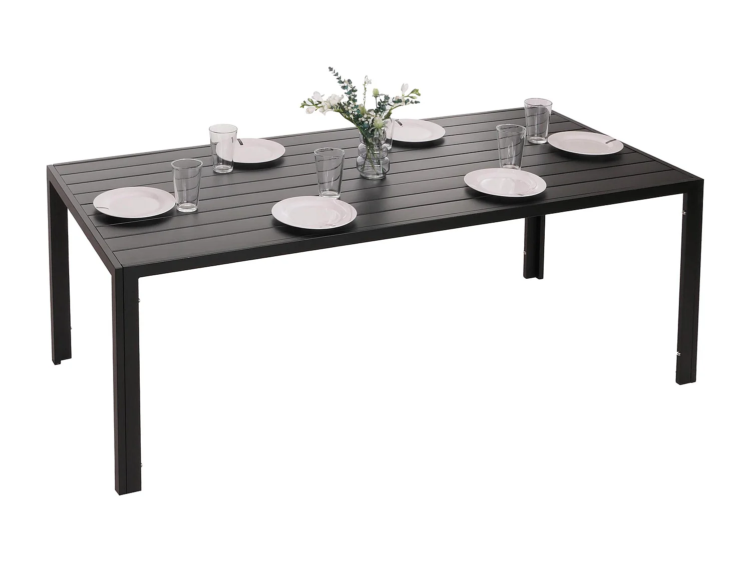 Alu-Esstisch MCW-N40, Anthrazit