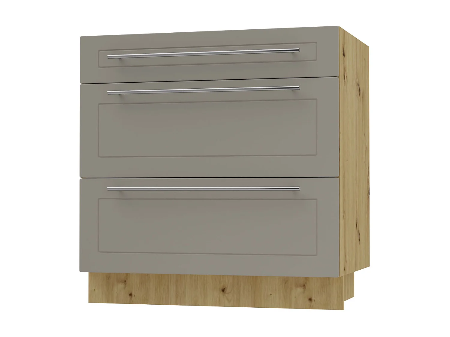 SCHUBLADENUNTERSCHRANK Kvantum D3M/80 80 / 50 / 82cm