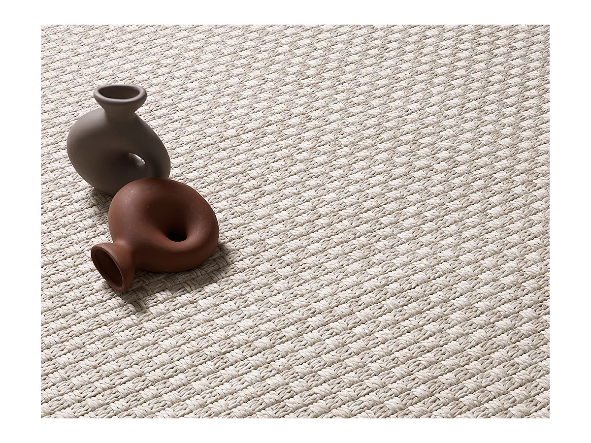 Tapis Maldives extérieur design boho, Beige, 160 x 230 cm