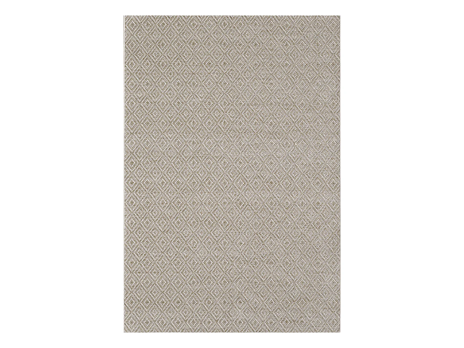 Vloerkleed Maldive Buiten Boho Diamant, Bruin, 140 x 200 cm