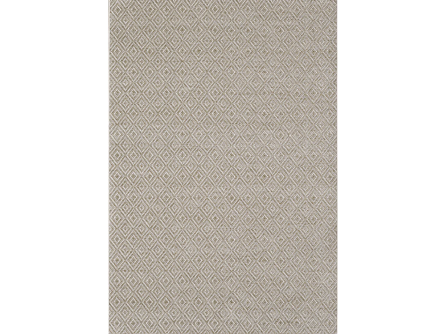 Tapis Maldives extérieur design diamant boho, Marron, 140 x 200 cm