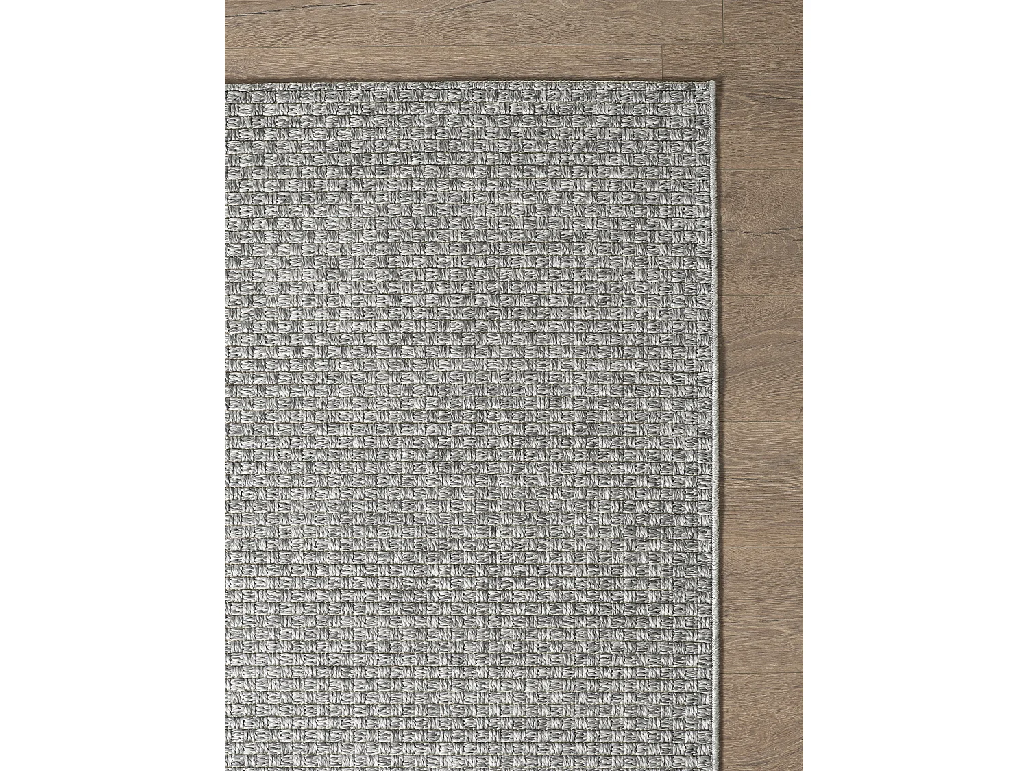 Tapis Maldives extérieur design boho, Gris, 120 x 170 cm