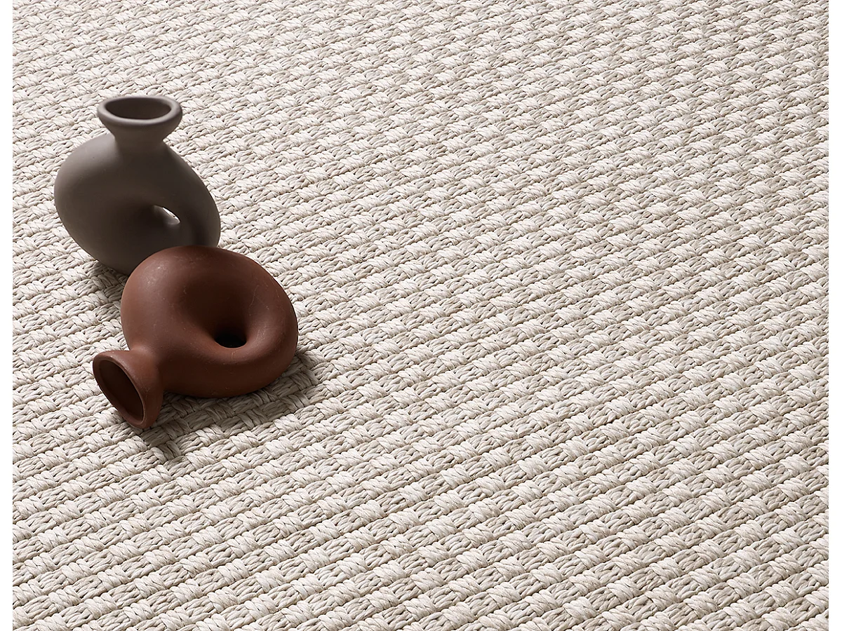 Tapis Maldives extérieur design boho, Beige, 120 x 170 cm