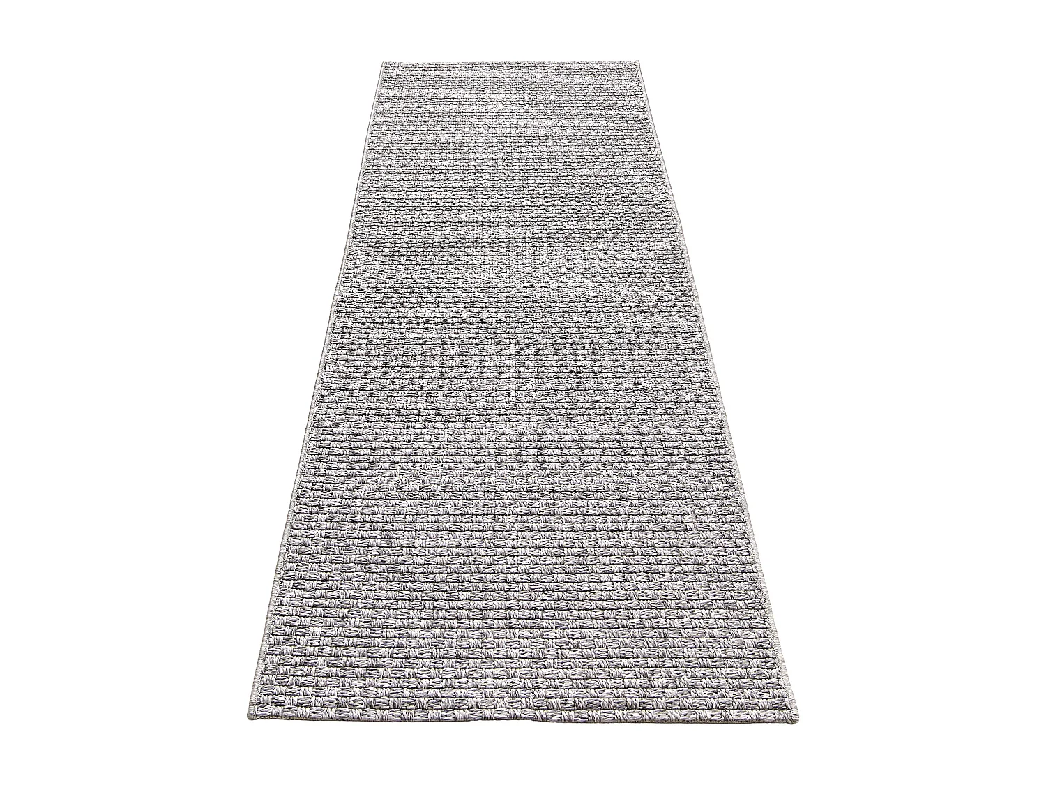 Tapis Maldives extérieur design boho, Gris, 80 x 250 cm