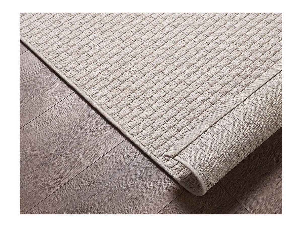 Tapis Maldives extérieur design boho, Beige, 240 x 340 cm