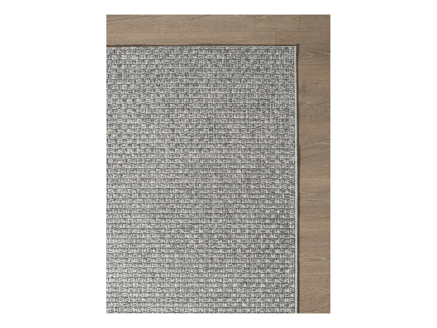 Tapis Maldives extérieur design boho, Gris, 140 x 200 cm