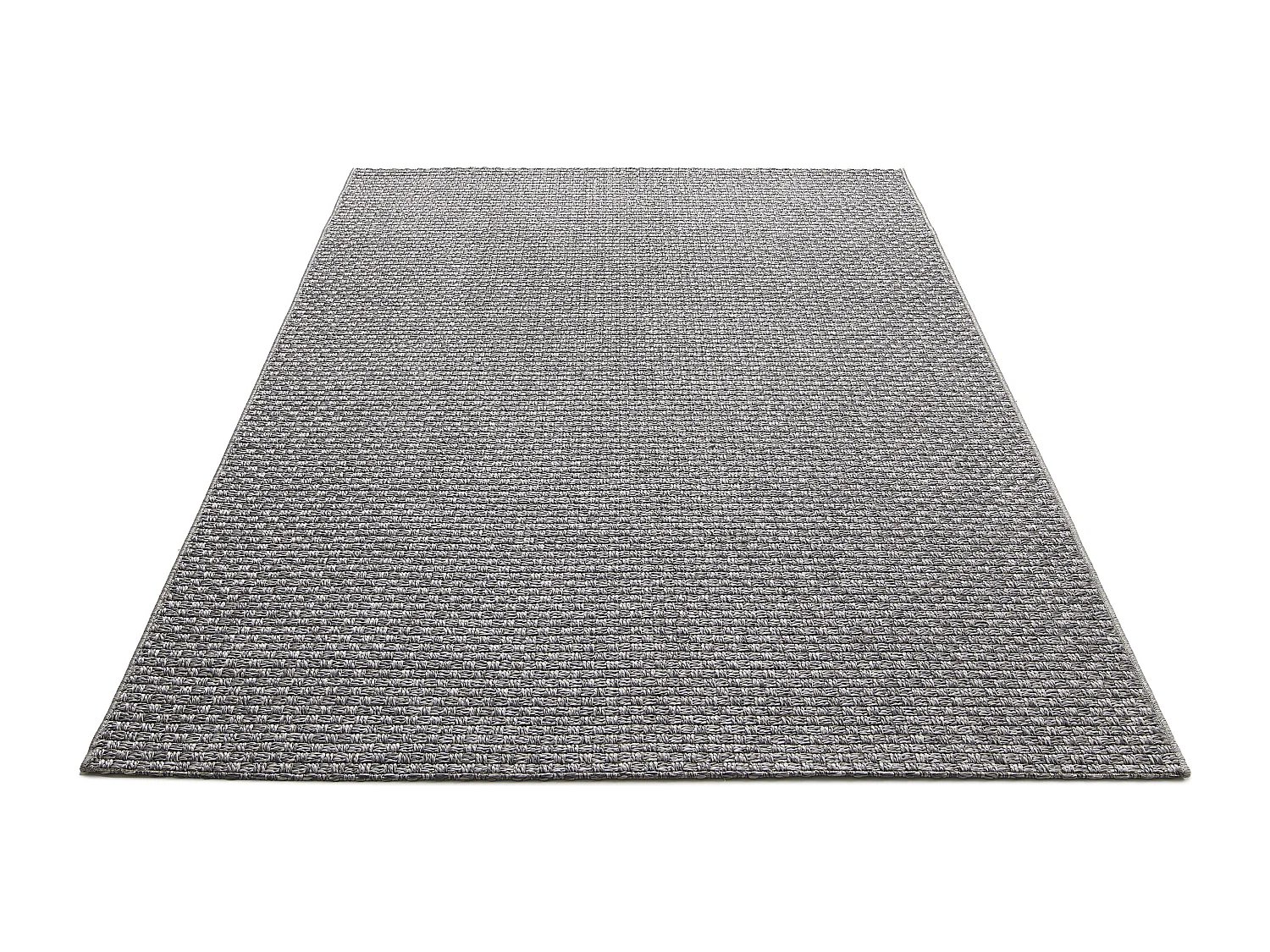 Tapis Maldives extérieur design boho, Gris, 140 x 200 cm