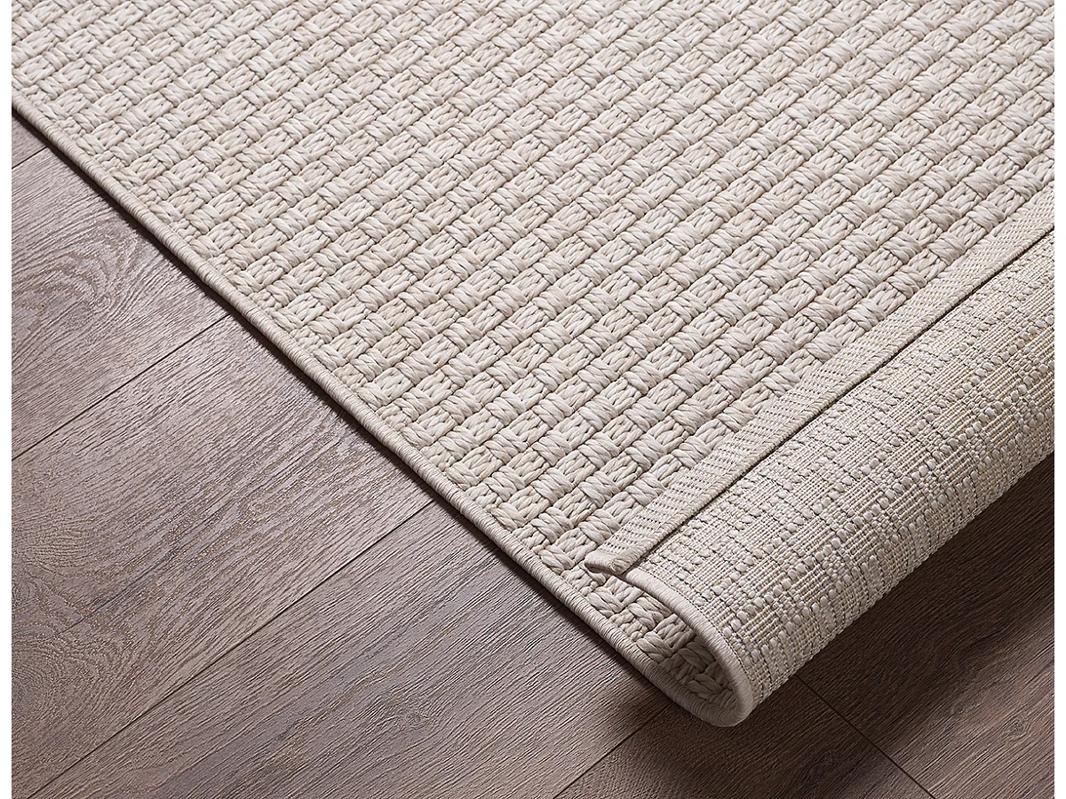 Tapis Maldives extérieur design boho, Beige, 200 x 290 cm