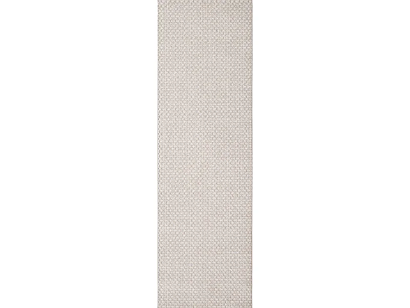 Tapis Maldives extérieur design boho, Beige, 80 x 250 cm
