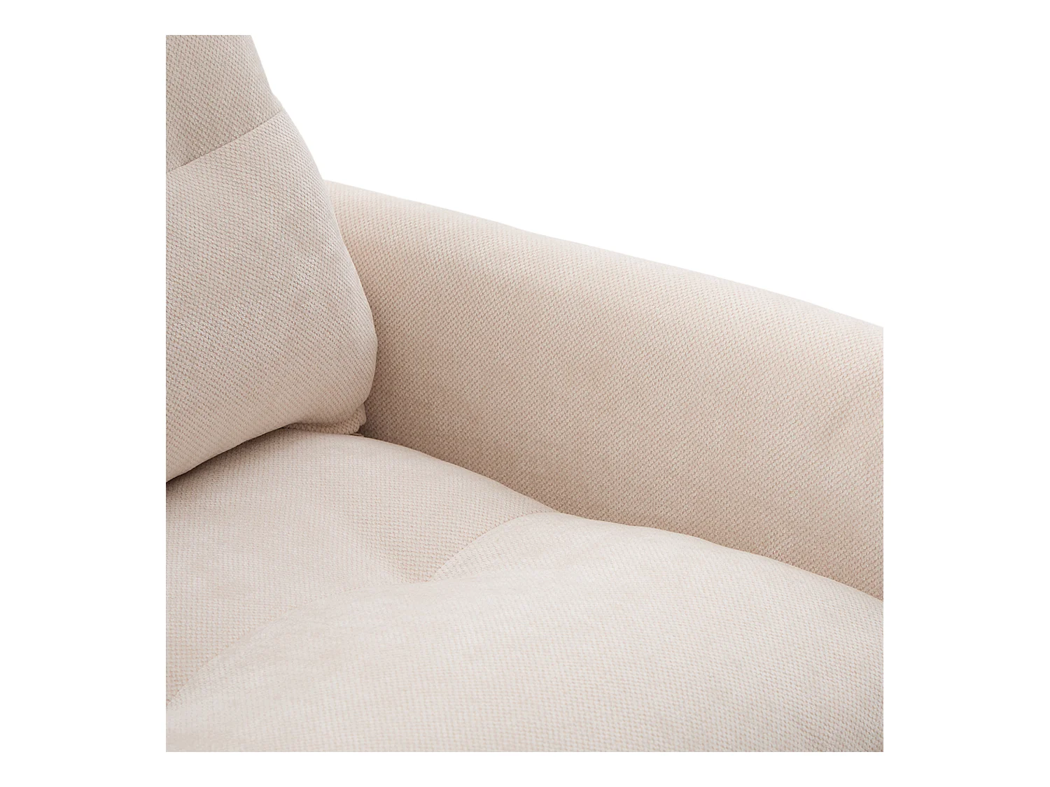 Fauteuil paresseux beige - Chaise longue avec coussins et sac de rangement - pivotant à 360° - pour salon, chambre, bureau et bureau