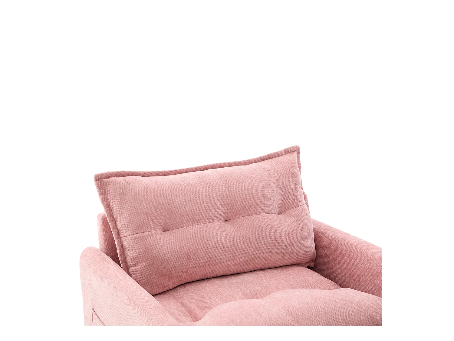 Fauteuil paresseux rose - Chaise longue avec coussins et sac de rangement - pivotant à 360° - pour salon, chambre, bureau et bureau