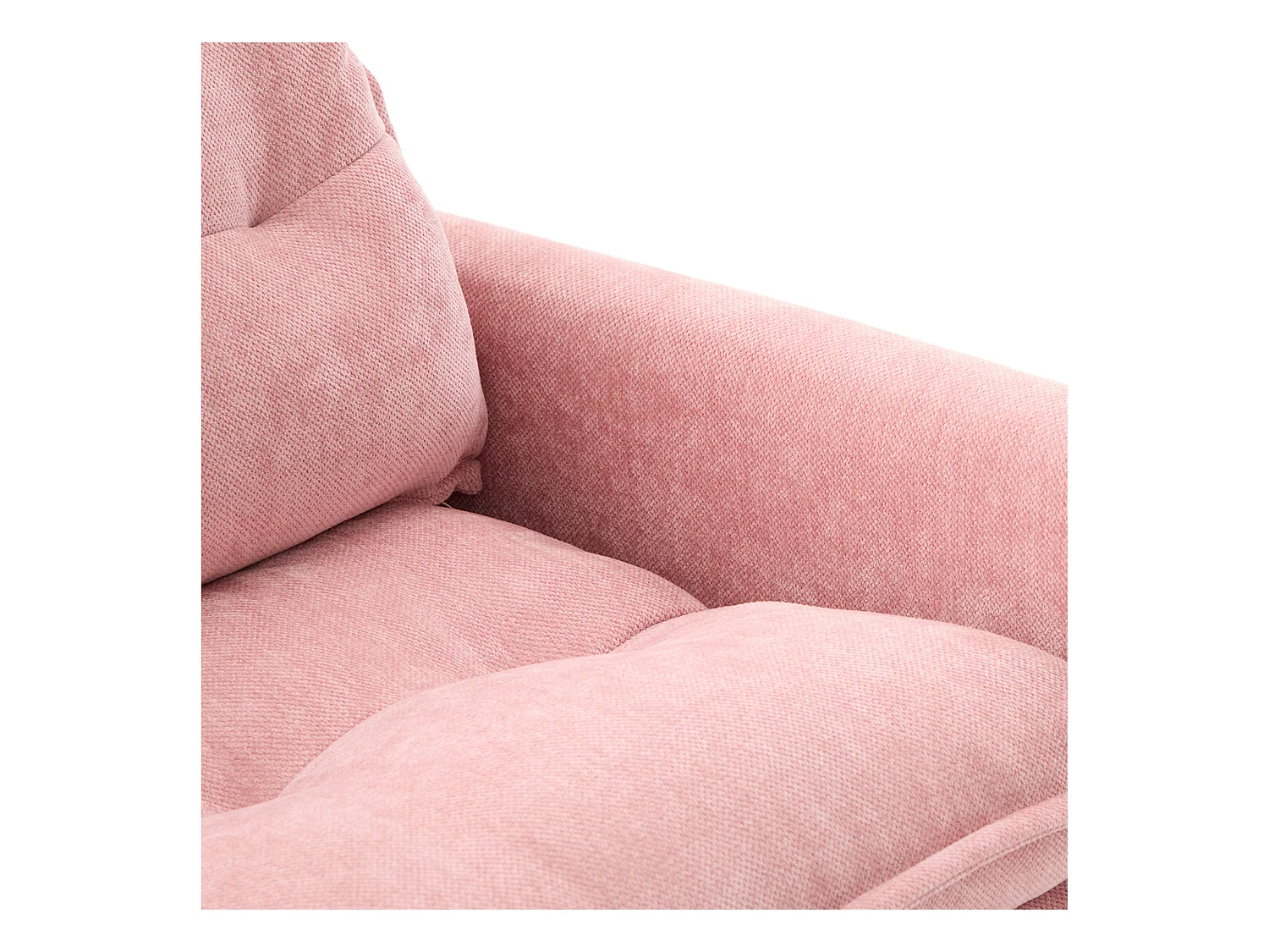 Fauteuil paresseux rose - Chaise longue avec coussins et sac de rangement - pivotant à 360° - pour salon, chambre, bureau et bureau