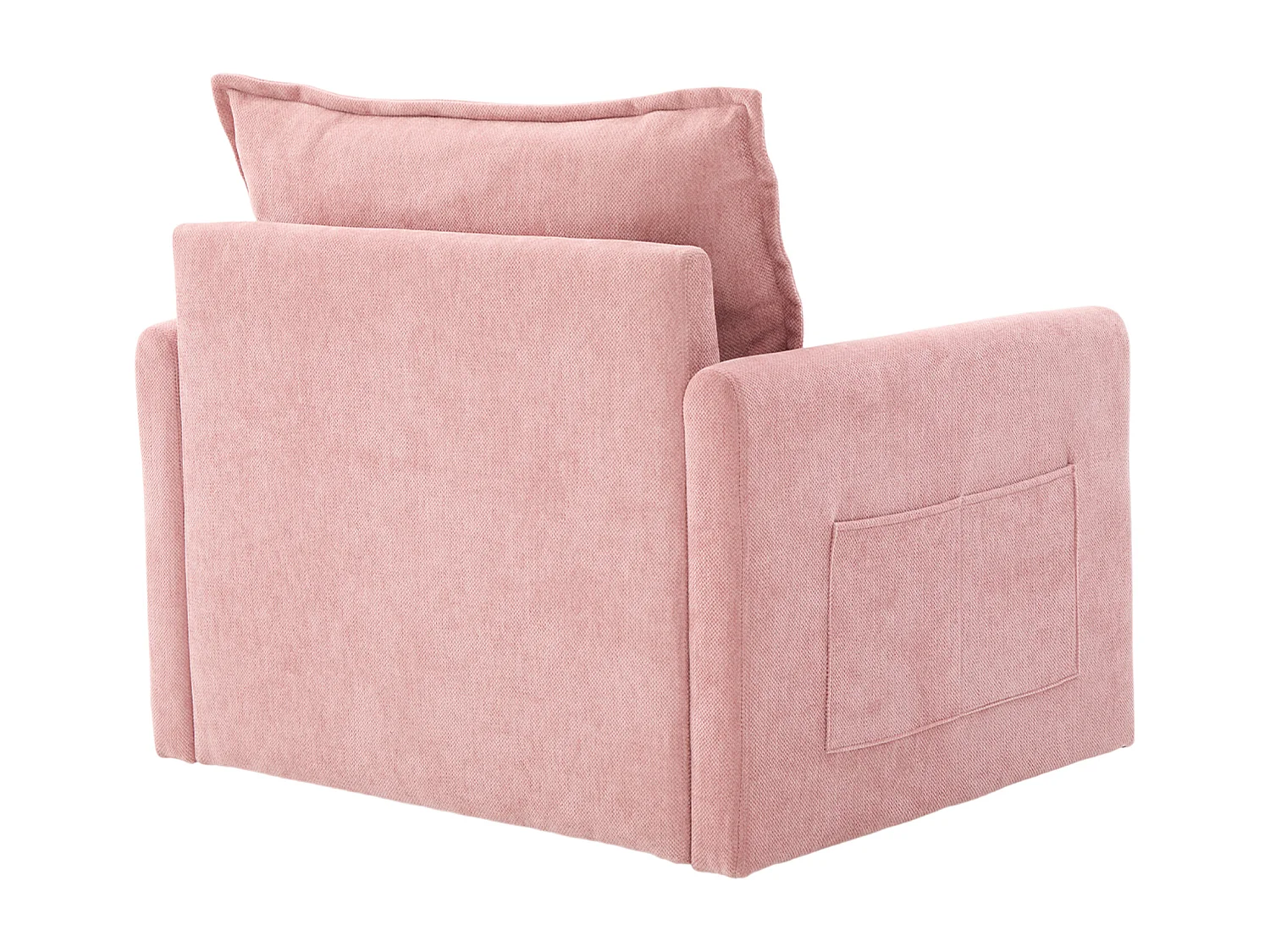 Sillón rosa Lazy - Sillón con cojines y bolsa de almacenamiento - giratorio 360° - para sala de estar, dormitorio, estudio y oficina