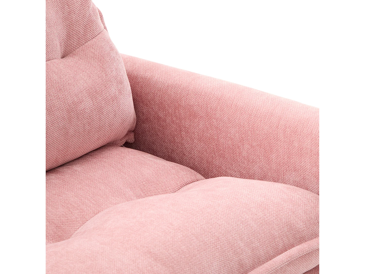 Sillón rosa Lazy - Sillón con cojines y bolsa de almacenamiento - giratorio 360° - para sala de estar, dormitorio, estudio y oficina