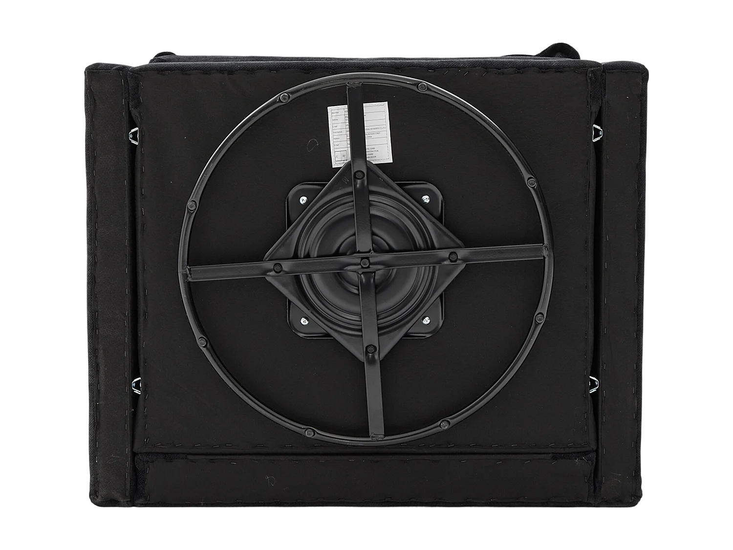 Schwarzes Lazy Sofa – Sessel mit Kissen und Aufbewahrungstasche – 360° drehbar – für wohnzimmer, schlafzimmer, arbeitszimmer und büro