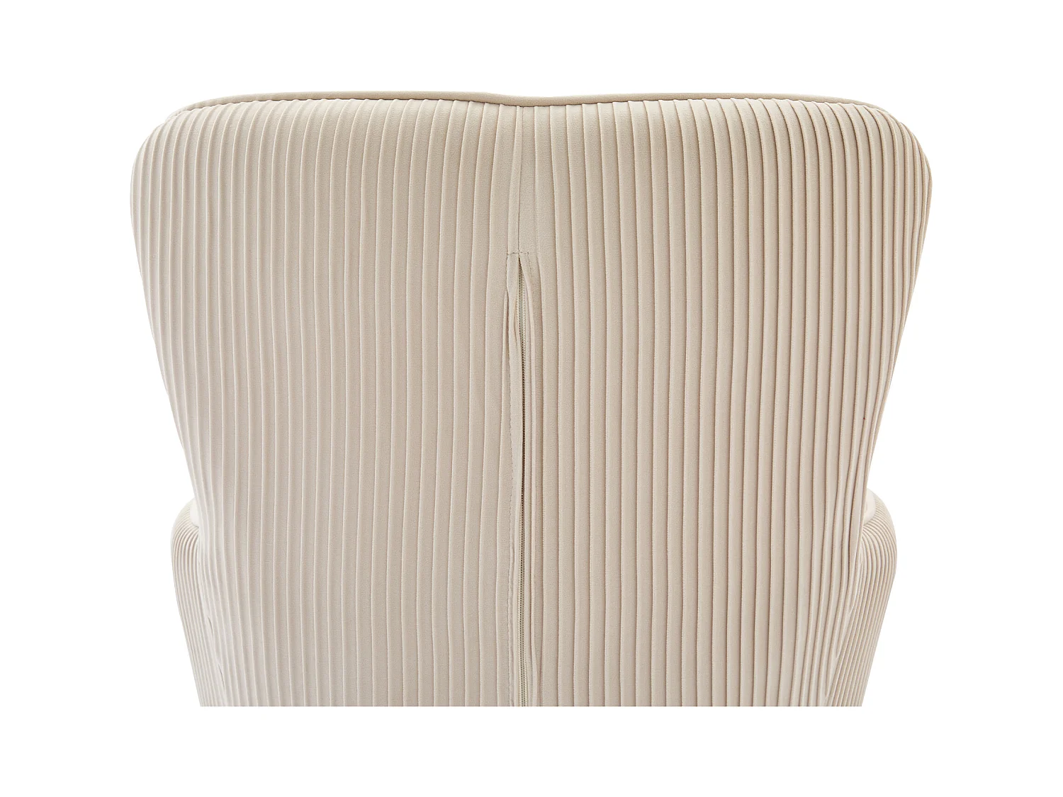 Lot de 2 chaises de salle à manger en velours - avec accoudoirs et pieds en métal doré - beige