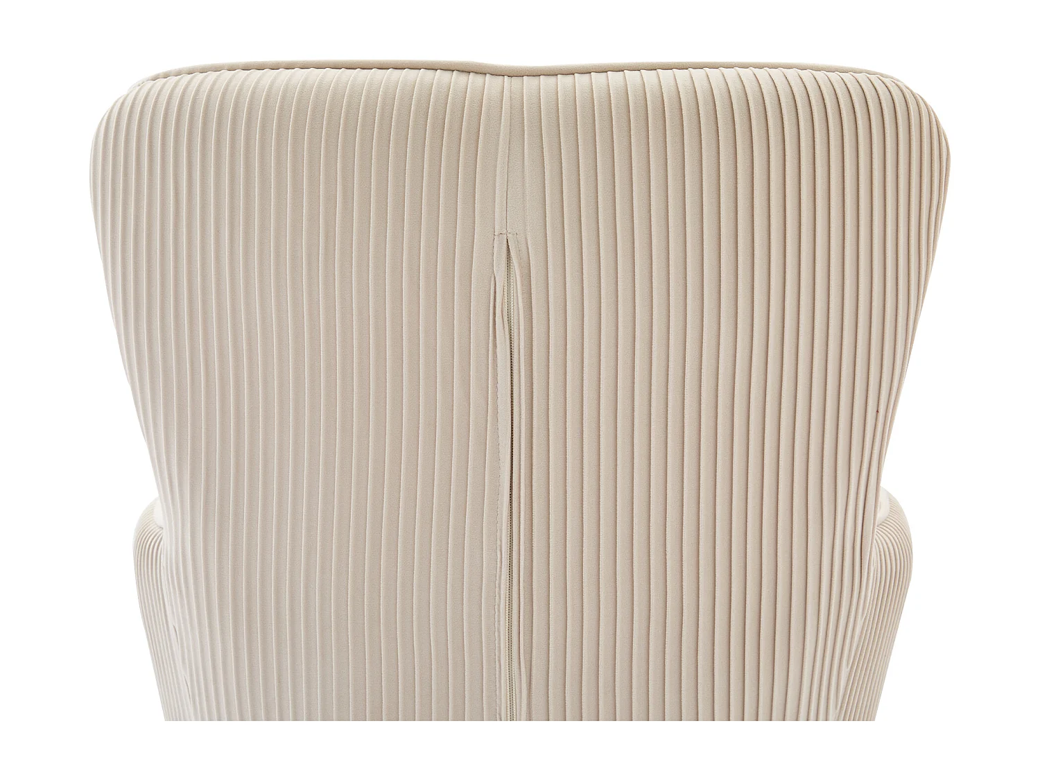 Lot de 2 chaises de salle à manger en velours - avec accoudoirs et pieds en métal doré - beige