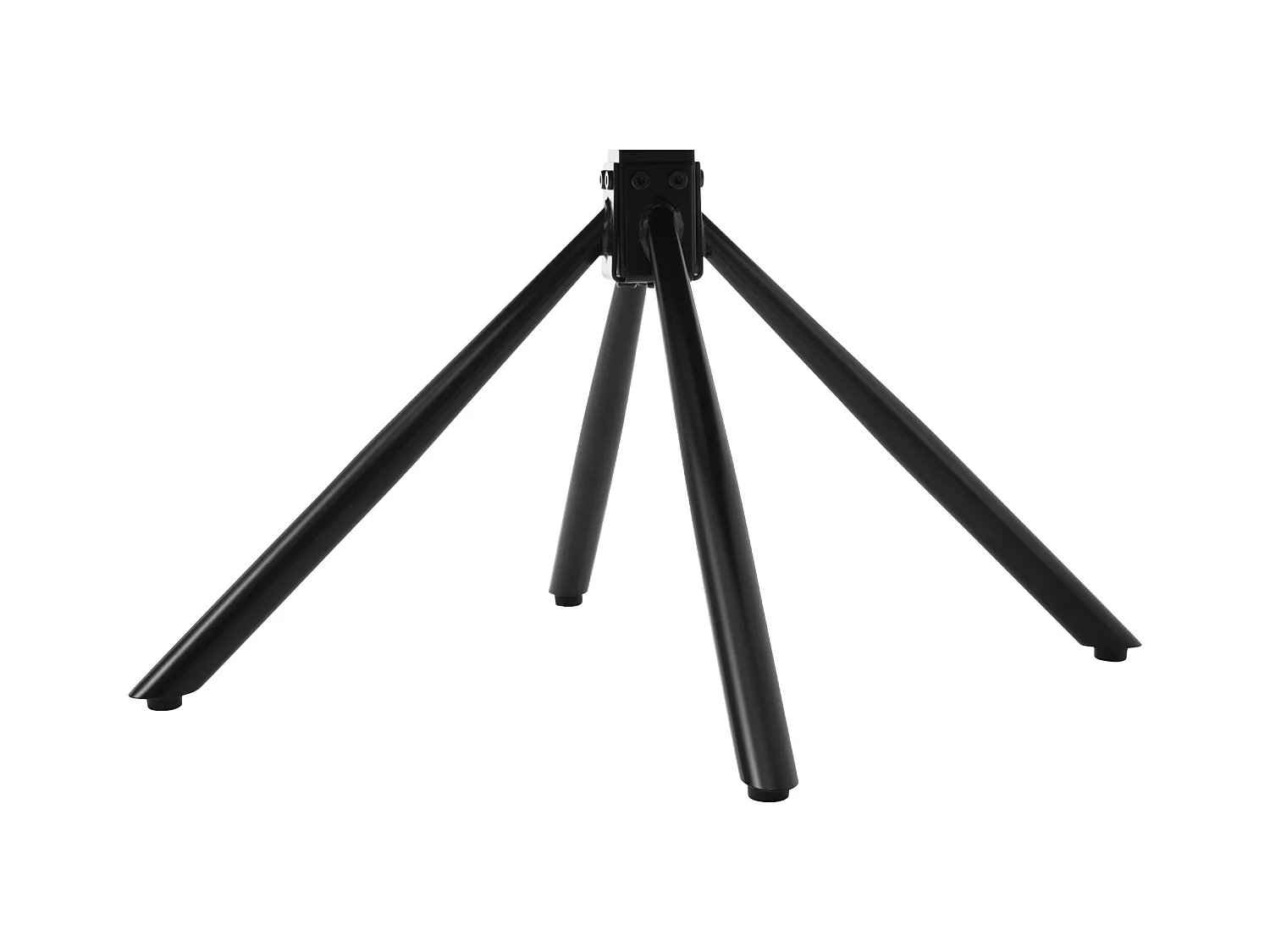 Juego de 4 sillas de comedor giratorias - terciopelo gris - con respaldo acolchado y patas de metal