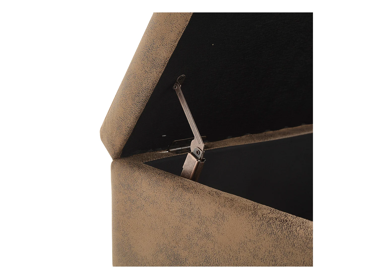 Chaise carrée - Chaise avec rangement - pour salon, entrée et salle familiale - marron