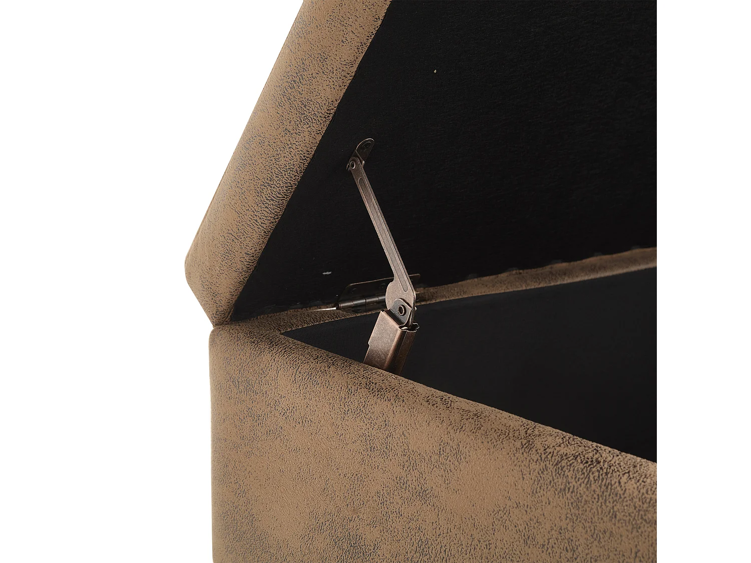 Sedia quadrata - Sedia con contenitore - per soggiorno, ingresso e soggiorno - Marrone