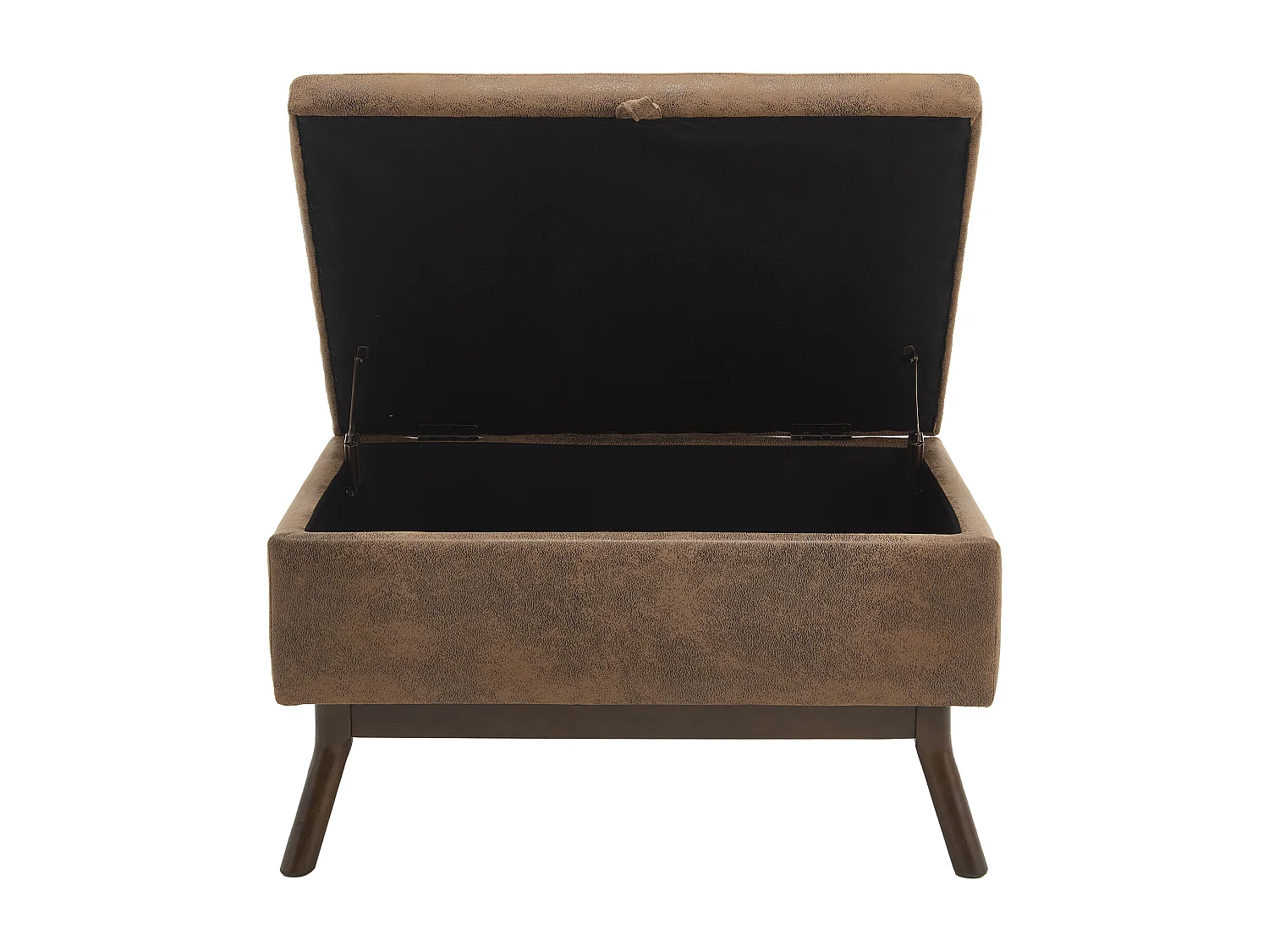 Sedia quadrata - Sedia con contenitore - per soggiorno, ingresso e soggiorno - Marrone