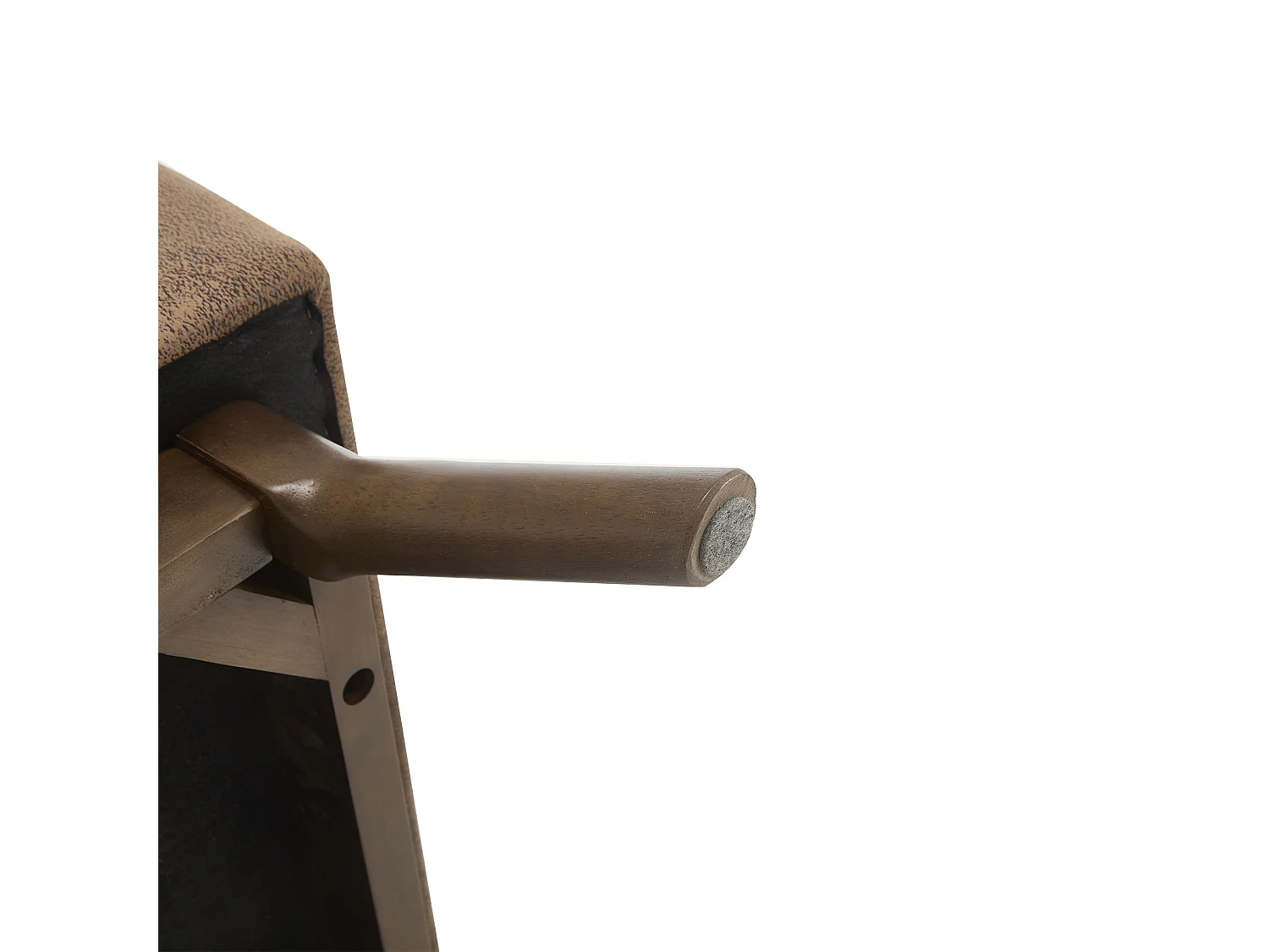 Sedia quadrata - Sedia con contenitore - per soggiorno, ingresso e soggiorno - Marrone