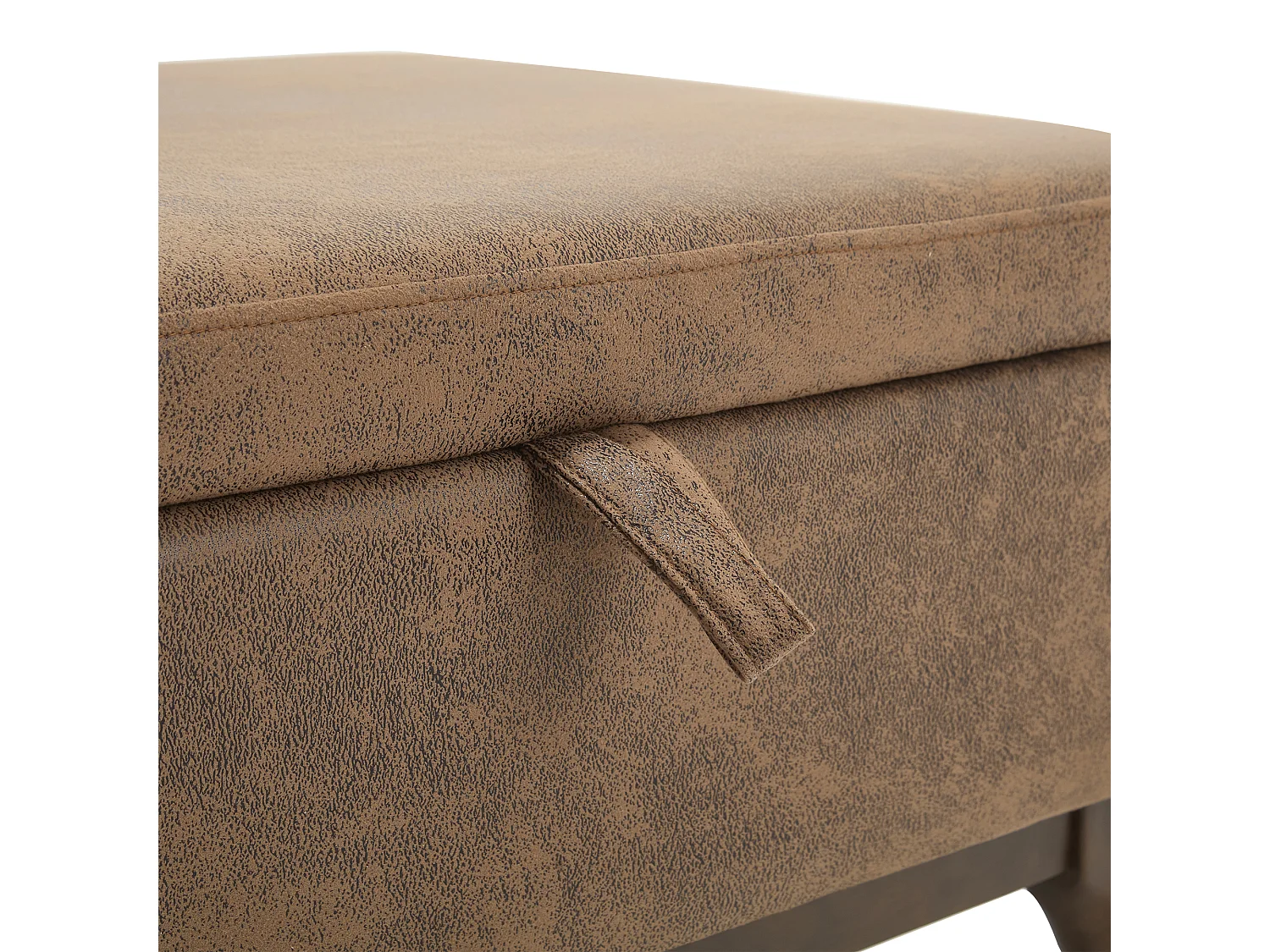 Sedia quadrata - Sedia con contenitore - per soggiorno, ingresso e soggiorno - Marrone