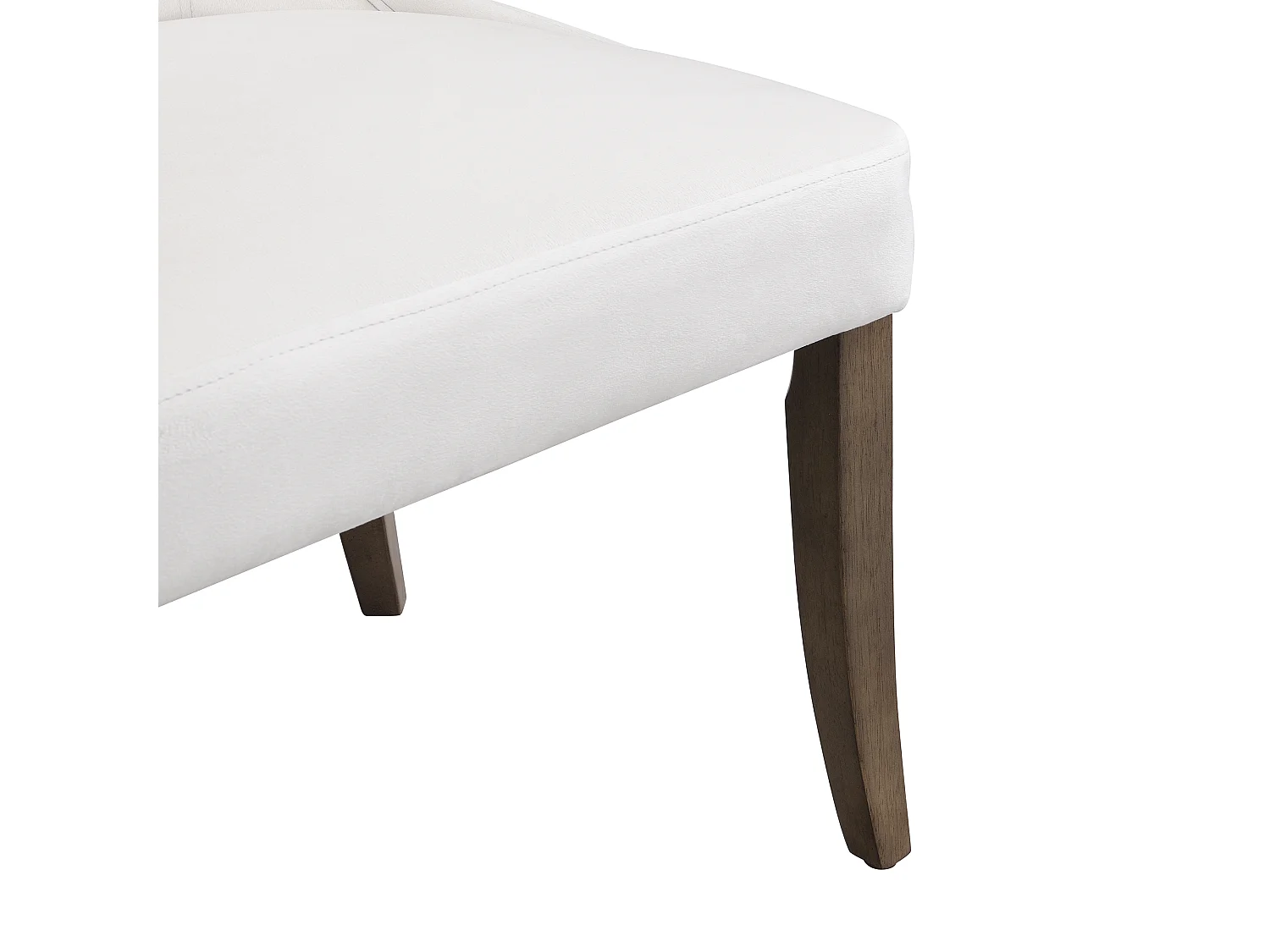 Lot de 2 chaises de salle à manger - Chaises avec pieds réglables en bois massif - velours beige